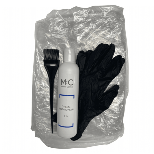 Tint Accessory Set (Oxy 3%, Gloves, Brush, Cape)