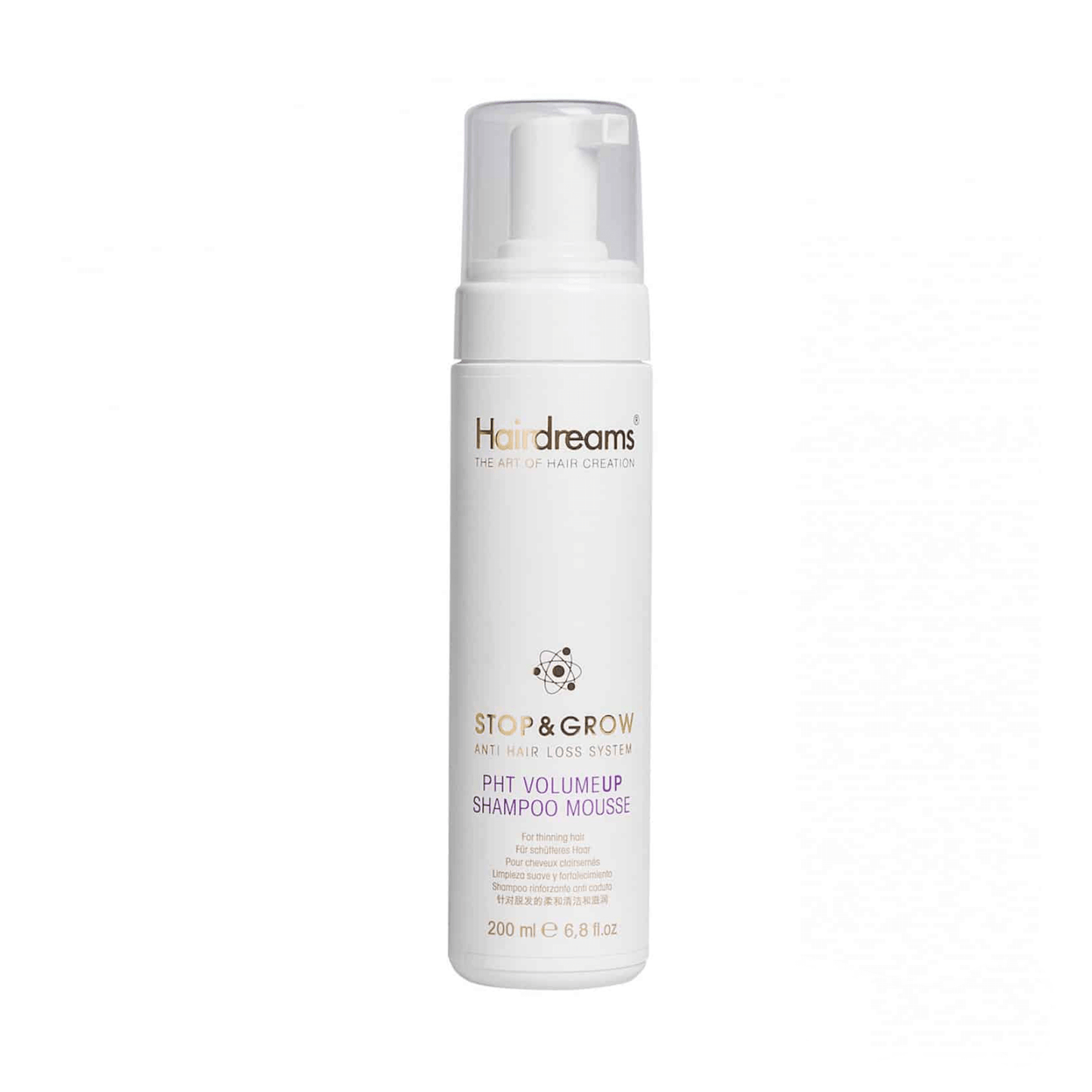 Hairdreams Stop&Grow VolumeUp Shampoo mousse 200 ml