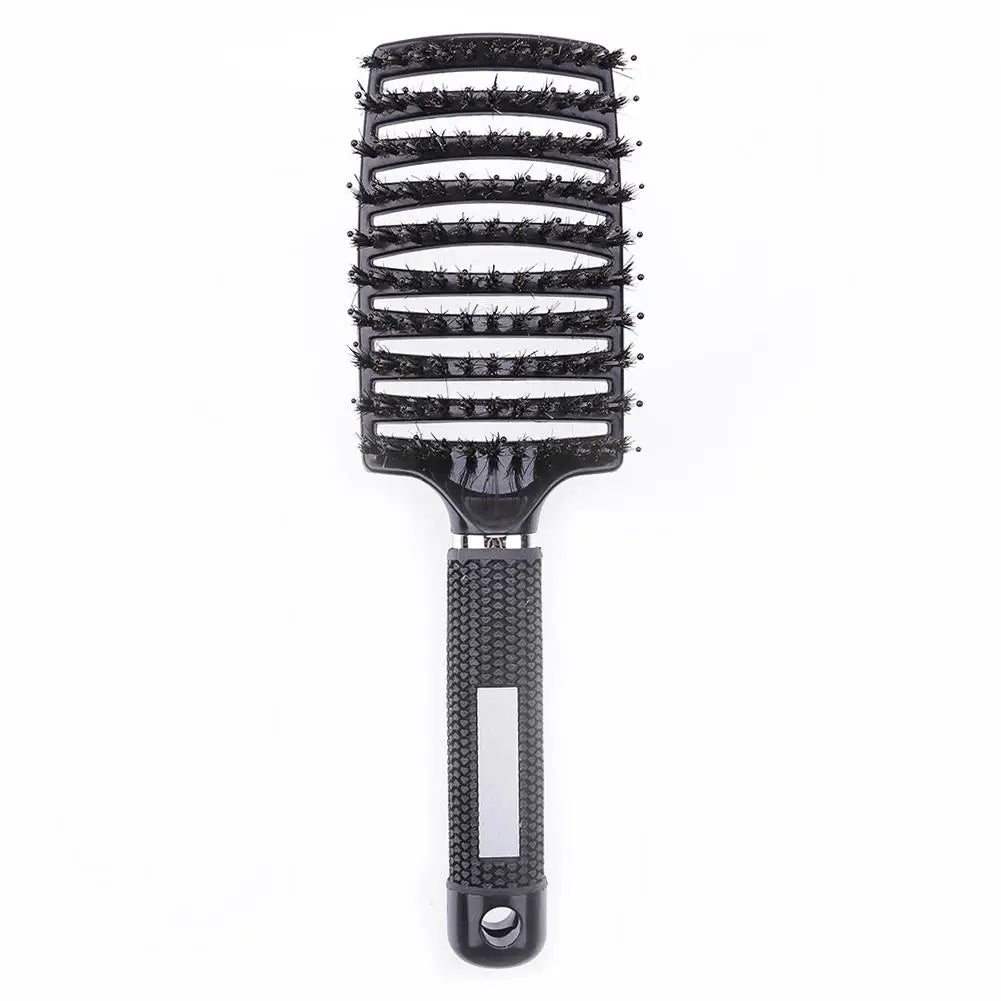 Hair Scalp Massage Comb Hairbrush Bristle Nylon Women Wet Curly Detangle Hair Brush for Salon Hairdressing Styling Tools