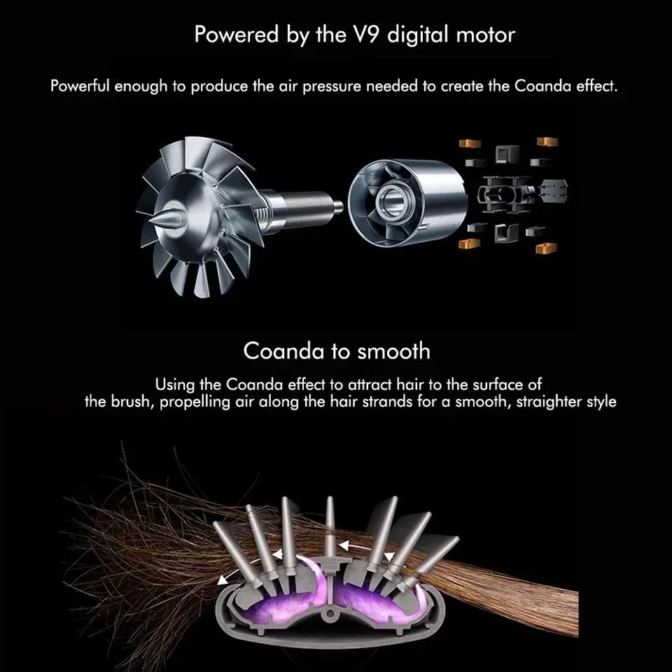 New Hair Dryer 5 in 1 Multifunctional Professional Hairdresser Straightener with Hair Brush Blow Dryer for Hair Multi Styler