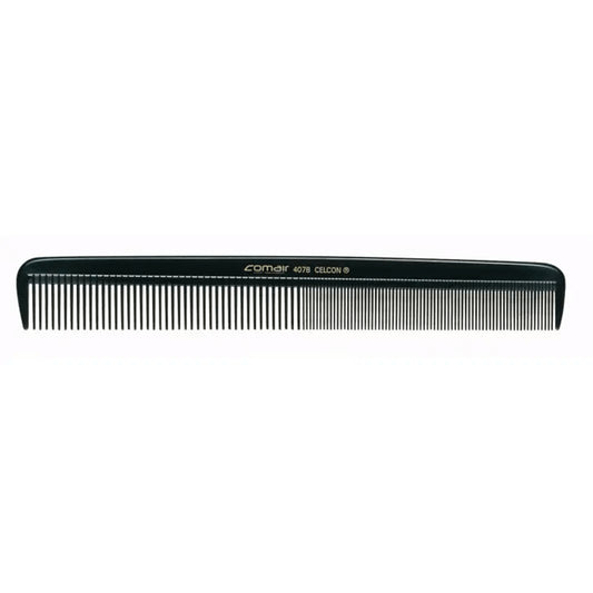 Comair hair cutting comb Black Profi Line No. 407 B
